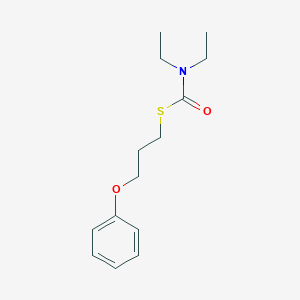molecular formula C14H21NO2S B15446775 S-(3-Phenoxypropyl) diethylcarbamothioate CAS No. 62806-51-3