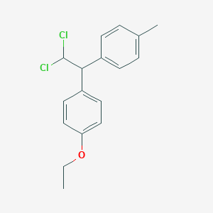 molecular formula C17H18Cl2O B15446793 1-[2,2-Dichloro-1-(4-ethoxyphenyl)ethyl]-4-methylbenzene CAS No. 62897-65-8