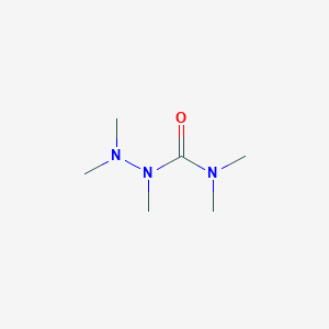 molecular formula C6H15N3O B15446849 Pentamethylhydrazine-1-carboxamide CAS No. 62917-76-4