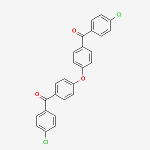 molecular formula C26H16Cl2O3 B15446901 Methanone, (oxydi-4,1-phenylene)bis[(4-chlorophenyl)- CAS No. 63175-37-1
