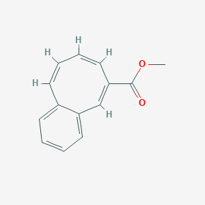 molecular formula C14H12O2 B15446923 methyl (5E,7Z,9Z)-benzo[8]annulene-6-carboxylate 