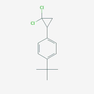 molecular formula C13H16Cl2 B15446961 Benzene, 1-(2,2-dichlorocyclopropyl)-4-(1,1-dimethylethyl)- CAS No. 63028-02-4