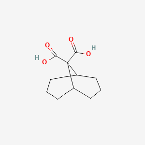 molecular formula C11H16O4 B15446969 Bicyclo[3.3.1]nonane-9,9-dicarboxylic acid CAS No. 62821-20-9