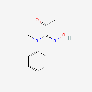 molecular formula C10H12N2O2 B15447048 N'-Hydroxy-N-methyl-2-oxo-N-phenylpropanimidamide CAS No. 62918-80-3