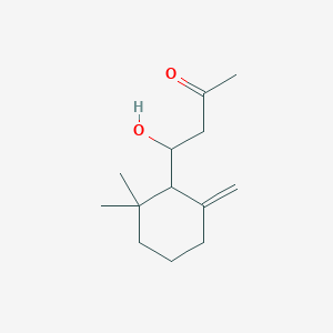molecular formula C13H22O2 B15447049 4-(2,2-Dimethyl-6-methylidenecyclohexyl)-4-hydroxybutan-2-one CAS No. 63512-90-3