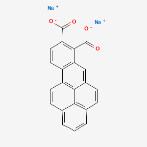 molecular formula C22H10Na2O4 B15447184 Sodium benzo(a)pyrene-7,8-dicarboxylic acid CAS No. 63041-33-8