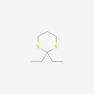 molecular formula C8H16S2 B15447193 2,2-Diethyl-1,3-dithiane CAS No. 63882-91-7
