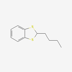 molecular formula C11H14S2 B15447232 2-Butyl-2H-1,3-benzodithiole CAS No. 63212-19-1