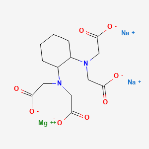 molecular formula C14H18MgN2Na2O8 B15447247 magnesium;disodium;2-[[2-[bis(carboxylatomethyl)amino]cyclohexyl]-(carboxylatomethyl)amino]acetate CAS No. 63451-33-2