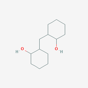 molecular formula C13H24O2 B15447270 Cyclohexanol, 2,2'-methylenebis- CAS No. 63427-19-0