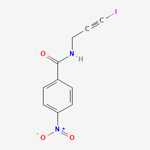 molecular formula C10H7IN2O3 B15447354 N-(3-Iodoprop-2-yn-1-yl)-4-nitrobenzamide CAS No. 62899-20-1