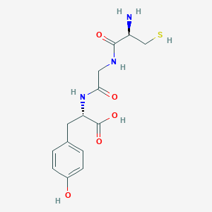molecular formula C14H19N3O5S B15447418 L-Cysteinylglycyl-L-tyrosine CAS No. 62741-27-9