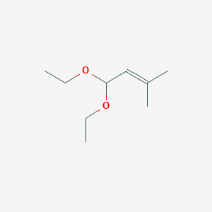 molecular formula C9H18O2 B154476 1,1-Diethoxy-3-methyl-2-butene CAS No. 1740-74-5
