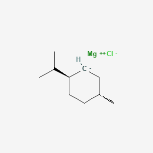 molecular formula C10H19ClMg B15447604 magnesium;(1S,4S)-1-methyl-4-propan-2-ylcyclohexane;chloride CAS No. 63474-24-8