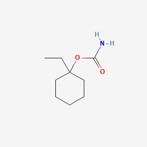 molecular formula C9H17NO2 B15447615 Carbamic acid, 1-ethylcyclohexyl ester CAS No. 64059-05-8