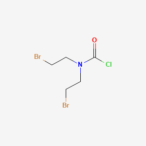 molecular formula C5H8Br2ClNO B15447626 Bis(2-bromoethyl)carbamyl chloride CAS No. 62899-72-3