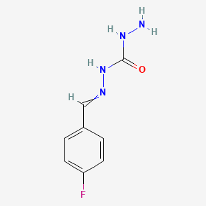 molecular formula C8H9FN4O B15447628 N'-[(4-Fluorophenyl)methylidene]hydrazinecarbohydrazide CAS No. 62693-32-7