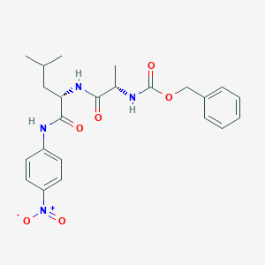 molecular formula C23H28N4O6 B15447692 N-[(Benzyloxy)carbonyl]-L-alanyl-N-(4-nitrophenyl)-L-leucinamide CAS No. 63276-84-6