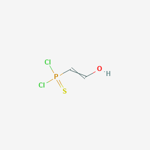 molecular formula C2H3Cl2OPS B15447715 (2-Hydroxyethenyl)phosphonothioic dichloride CAS No. 62811-93-2
