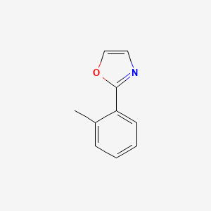 molecular formula C10H9NO B15447841 2-(2-Methylphenyl)oxazole CAS No. 62882-03-5