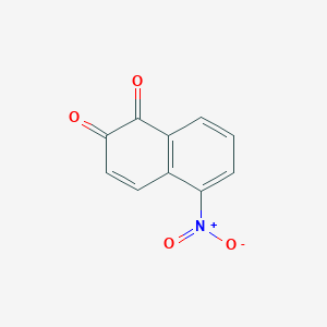 molecular formula C10H5NO4 B15448266 5-Nitronaphthalene-1,2-dione CAS No. 62784-52-5