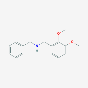 molecular formula C16H19NO2 B154487 Benzyl-(2,3-dimethoxy-benzyl)-amine CAS No. 128349-14-4