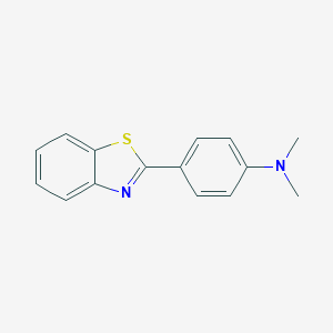 molecular formula C15H14N2S B154489 4-(1,3-Benzothiazol-2-yl)-N,N-dimethylaniline CAS No. 10205-56-8