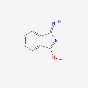 molecular formula C9H8N2O B15449211 3-Methoxy-1H-isoindol-1-imine CAS No. 62485-02-3