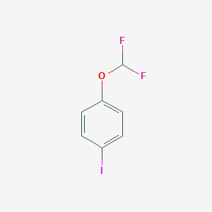 molecular formula C7H5F2IO B154508 1-(二氟甲氧基)-4-碘苯 CAS No. 128140-82-9