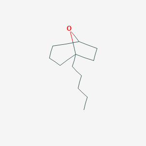 molecular formula C12H22O B15451058 1-Pentyl-8-oxabicyclo[3.2.1]octane CAS No. 62471-24-3