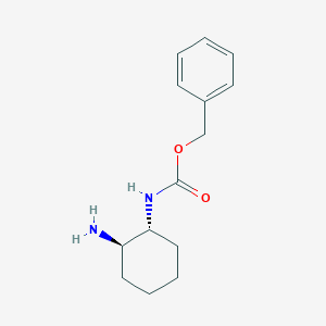molecular formula C14H20N2O2 B154514 Benzyl ((1R,2R)-2-aminocyclohexyl)carbamate CAS No. 142350-85-4