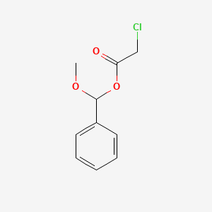 molecular formula C10H11ClO3 B15451405 Methoxy(phenyl)methyl chloroacetate CAS No. 62291-90-1