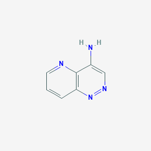 molecular formula C7H6N4 B15451638 Pyrido[3,2-c]pyridazin-4-amine CAS No. 62370-24-5