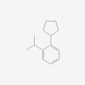 molecular formula C14H20 B15452343 1-Cyclopentyl-2-(propan-2-yl)benzene CAS No. 62379-82-2