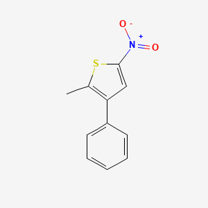 molecular formula C11H9NO2S B15452433 2-Methyl-5-nitro-3-phenylthiophene CAS No. 62403-82-1