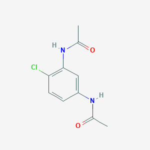 molecular formula C10H11ClN2O2 B15452587 N,N'-(4-Chloro-1,3-phenylene)diacetamide CAS No. 62595-00-0