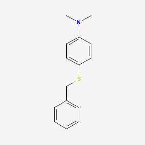 molecular formula C15H17NS B15452679 4-(Benzylsulfanyl)-N,N-dimethylaniline CAS No. 62291-62-7