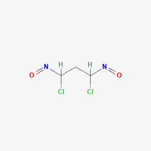 molecular formula C3H4Cl2N2O2 B15452985 1,3-Dichloro-1,3-dinitrosopropane CAS No. 62678-96-0