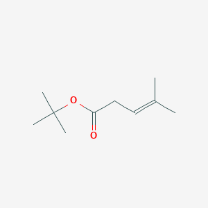 molecular formula C10H18O2 B15453016 tert-Butyl 4-methylpent-3-enoate CAS No. 62763-36-4