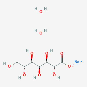 molecular formula C7H13Na1O8 B154533 Gluceptate sodium dihydrate CAS No. 10094-62-9