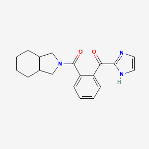molecular formula C19H21N3O2 B15453677 [2-(1H-Imidazole-2-carbonyl)phenyl](octahydro-2H-isoindol-2-yl)methanone CAS No. 62366-77-2