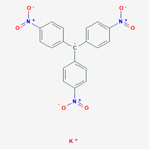 molecular formula C19H12KN3O6 B15454389 Potassium tris(4-nitrophenyl)methanide CAS No. 62122-53-6