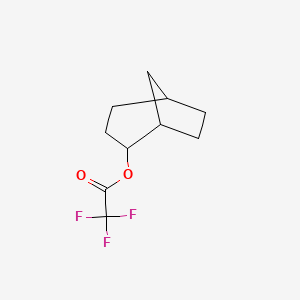 molecular formula C10H13F3O2 B15455071 Bicyclo[3.2.1]octan-2-yl trifluoroacetate CAS No. 62439-52-5