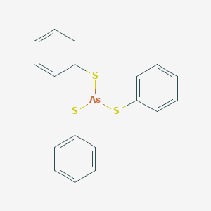 molecular formula C18H15AsS3 B154553 Tris(phenylthio)arsine CAS No. 1776-70-1
