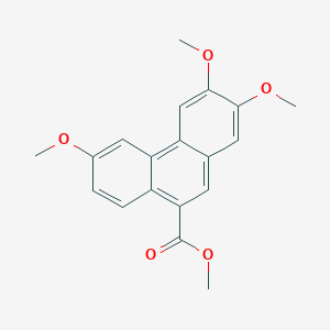 molecular formula C19H18O5 B15455558 Methyl 2,3,6-trimethoxyphenanthrene-9-carboxylate CAS No. 62276-34-0