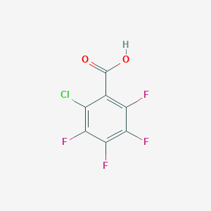 molecular formula C7HClF4O2 B154560 6-CHLORO-2,3,4,5-TETRAFLUOROBENZOIC ACID CAS No. 1868-80-0