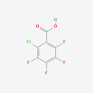 molecular formula C7HClF4O2 B154560 2-氯-3,4,5,6-四氟苯甲酸 CAS No. 1868-80-0