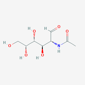 molecular formula C8H15NO6 B154563 N-((2R,3R,4R,5R)-3,4,5,6-Tetrahydroxy-1-oxohexan-2-yl)acetamide CAS No. 1811-31-0