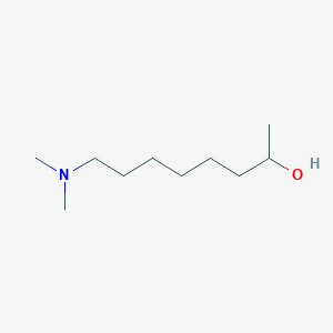 molecular formula C10H23NO B15456790 2-Octanol, 8-(dimethylamino)- CAS No. 62143-13-9