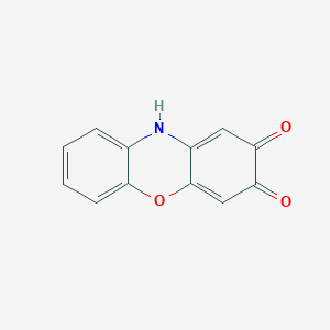 molecular formula C12H7NO3 B154568 10H-phenoxazine-2,3-dione CAS No. 1915-49-7